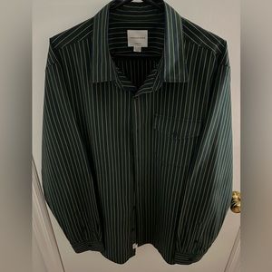 American Eagle Shirt, Green Stripe, Size XXL